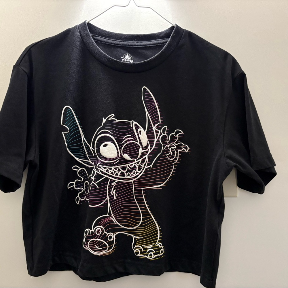 Disney Stitch Cropped Tee